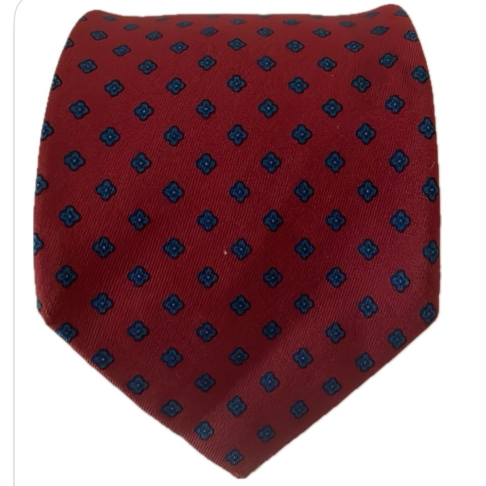 PRINCIPE Italian Vibrant Red and Blue Tie